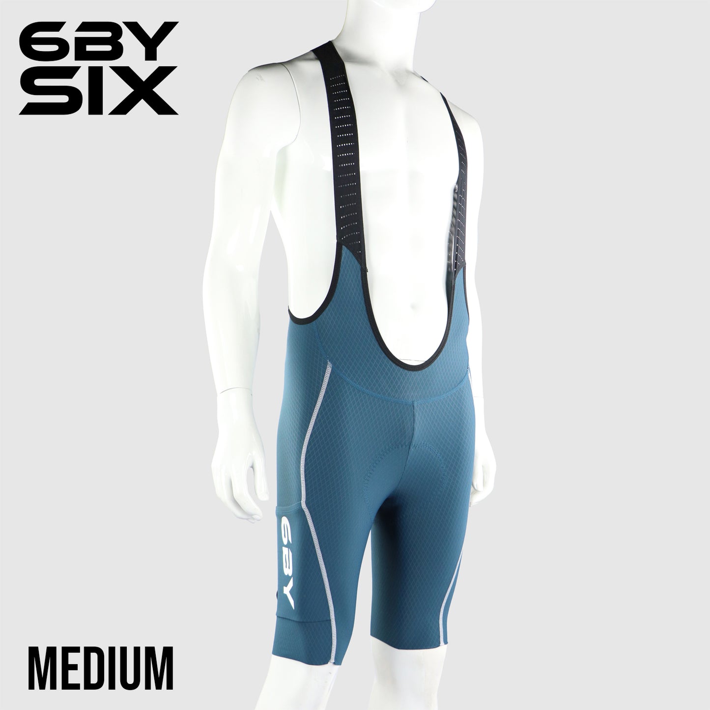 6bySix Seamless Bib Shorts - Blue