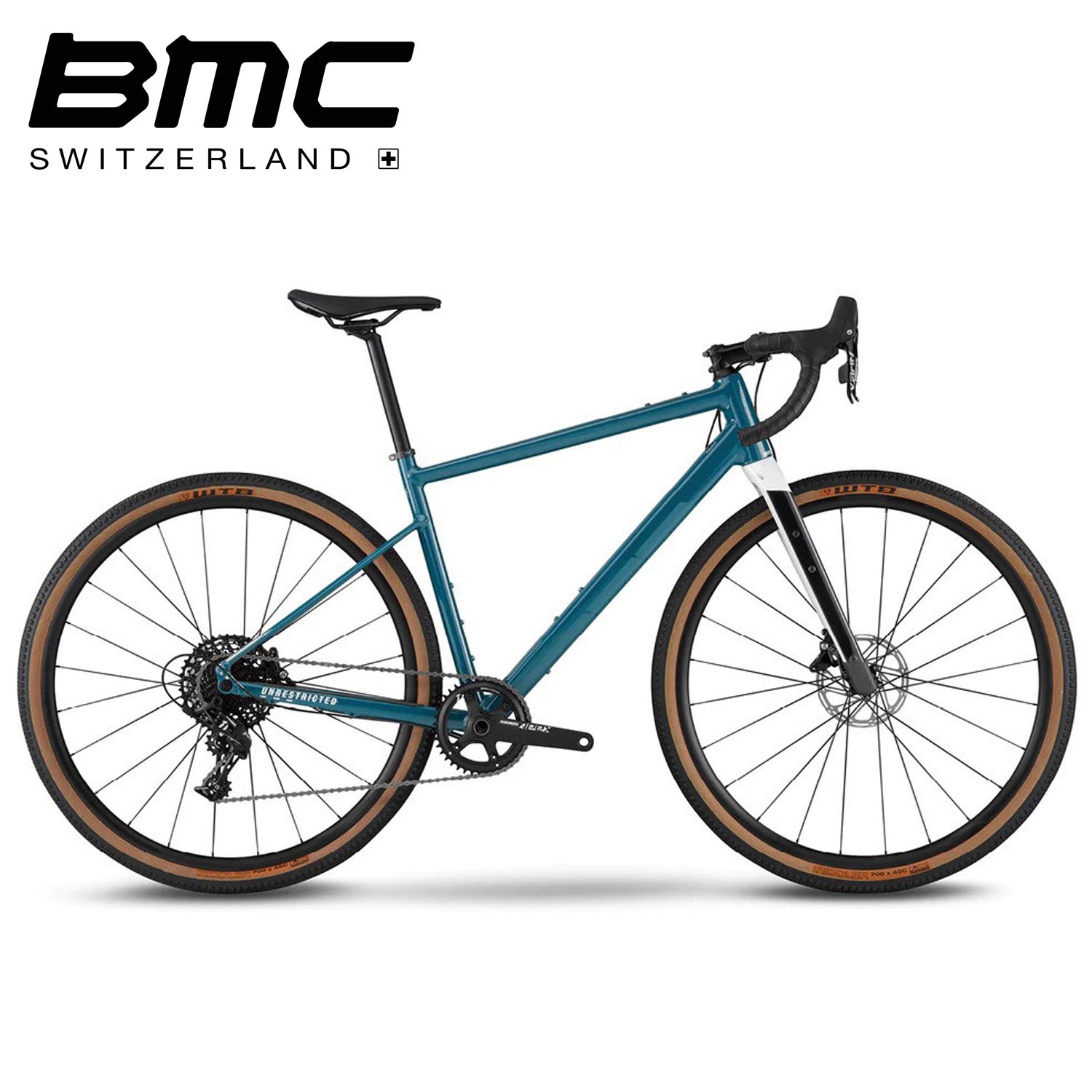 BMC URS AL TWO Premium Aluminum Gravel Bike, GRX Dark Petrol Off-White