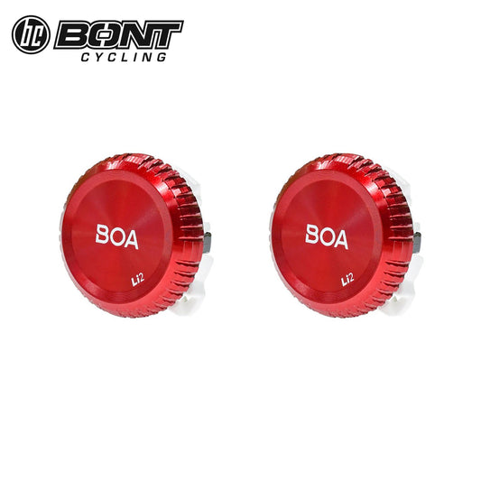 Bont BOA Li2 Dial Complete Kit, Vaypor (2pcs.) - Red
