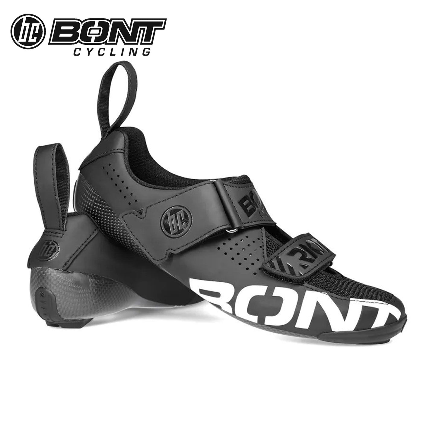 Bont Riot TR 26+ Carbon Composite Road Cycling Shoes - Black
