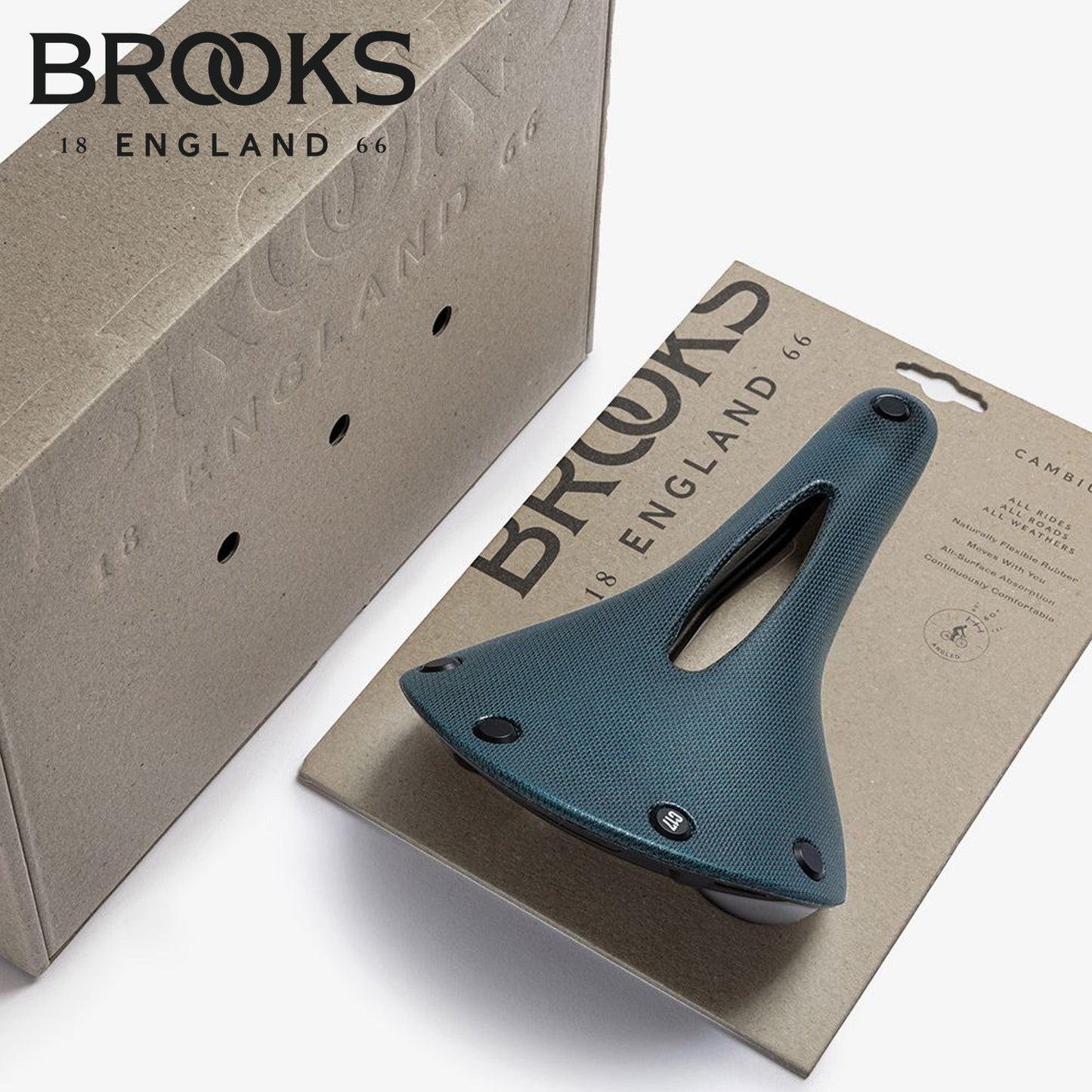 Brooks Cambium C17 Carved Saddle, All Weather - Octane