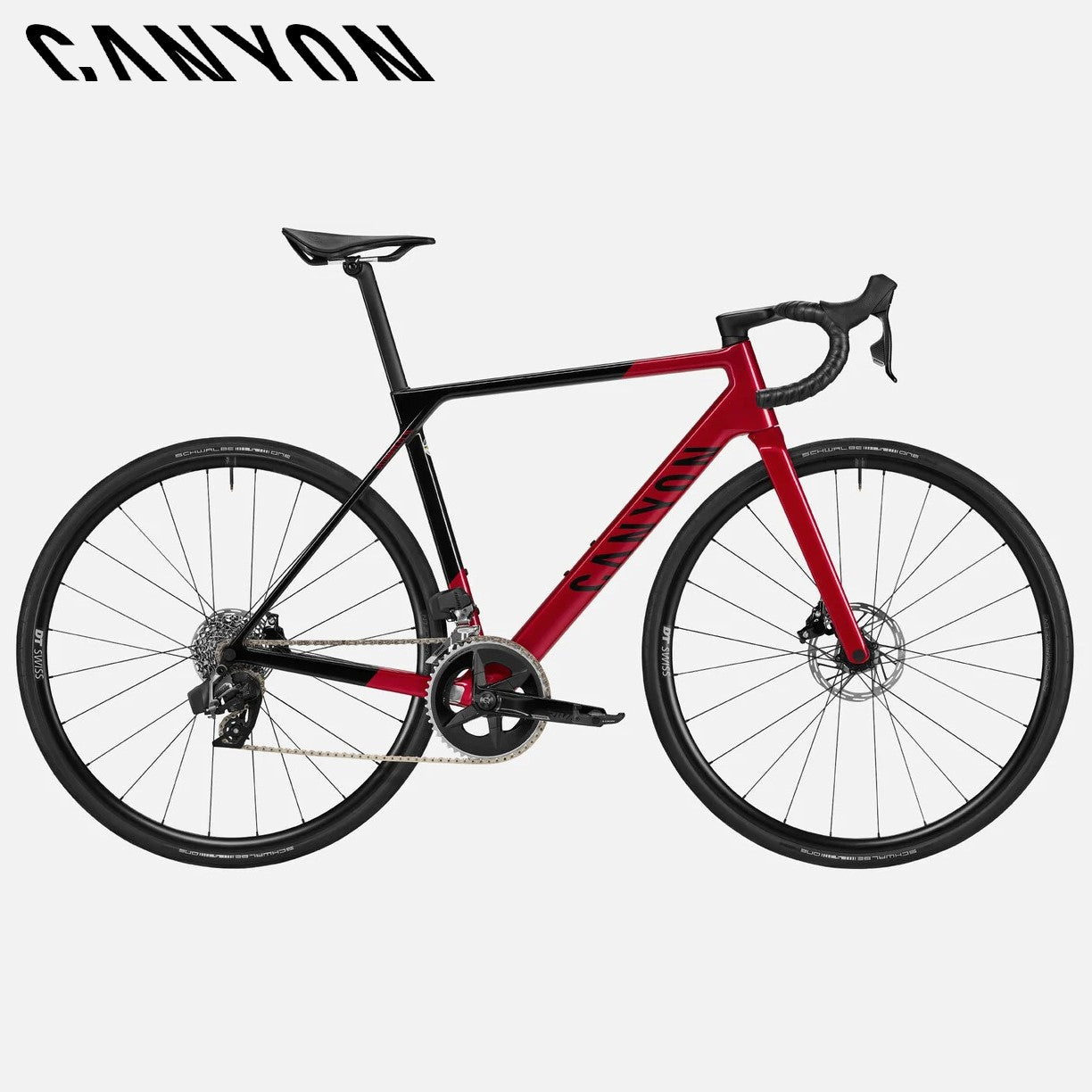 Canyon Ultimate CF SL AXS Road Bike SRAM Rival Electronic Deep Red