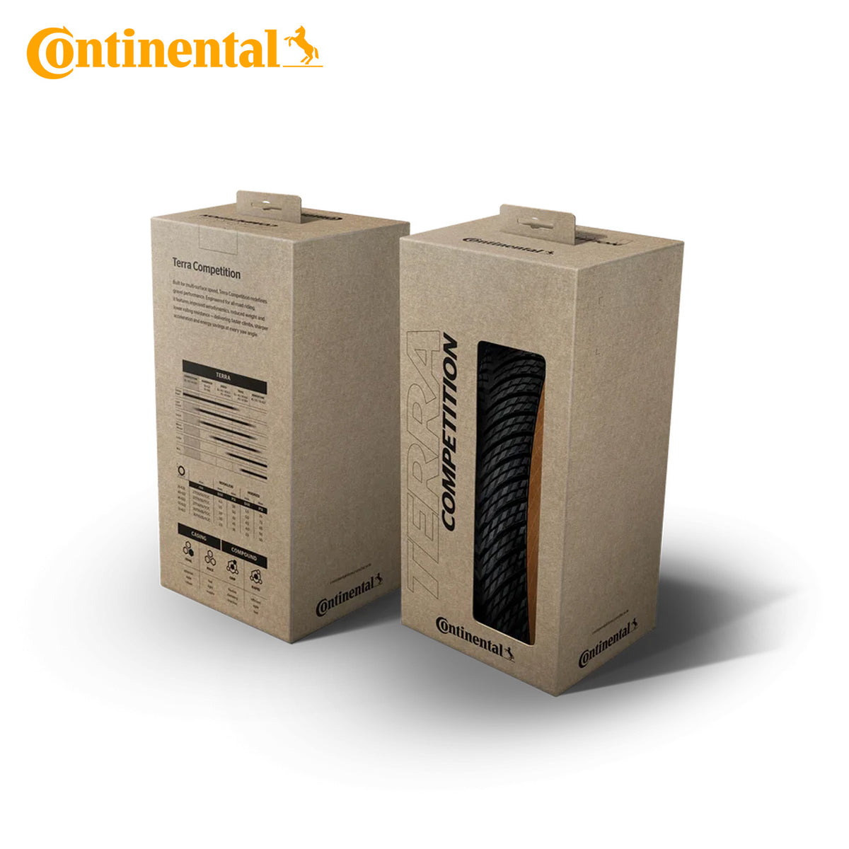 Continental Terra Competition 700c Tubeless Ready Road Bike Tire - Black