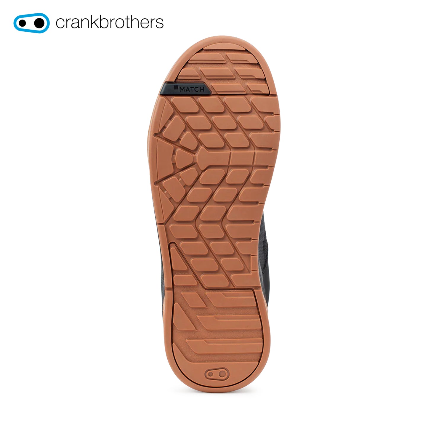 Crankbrothers Stamp Lace Flat Shoes - Black/Silver w/ Gum Outsole