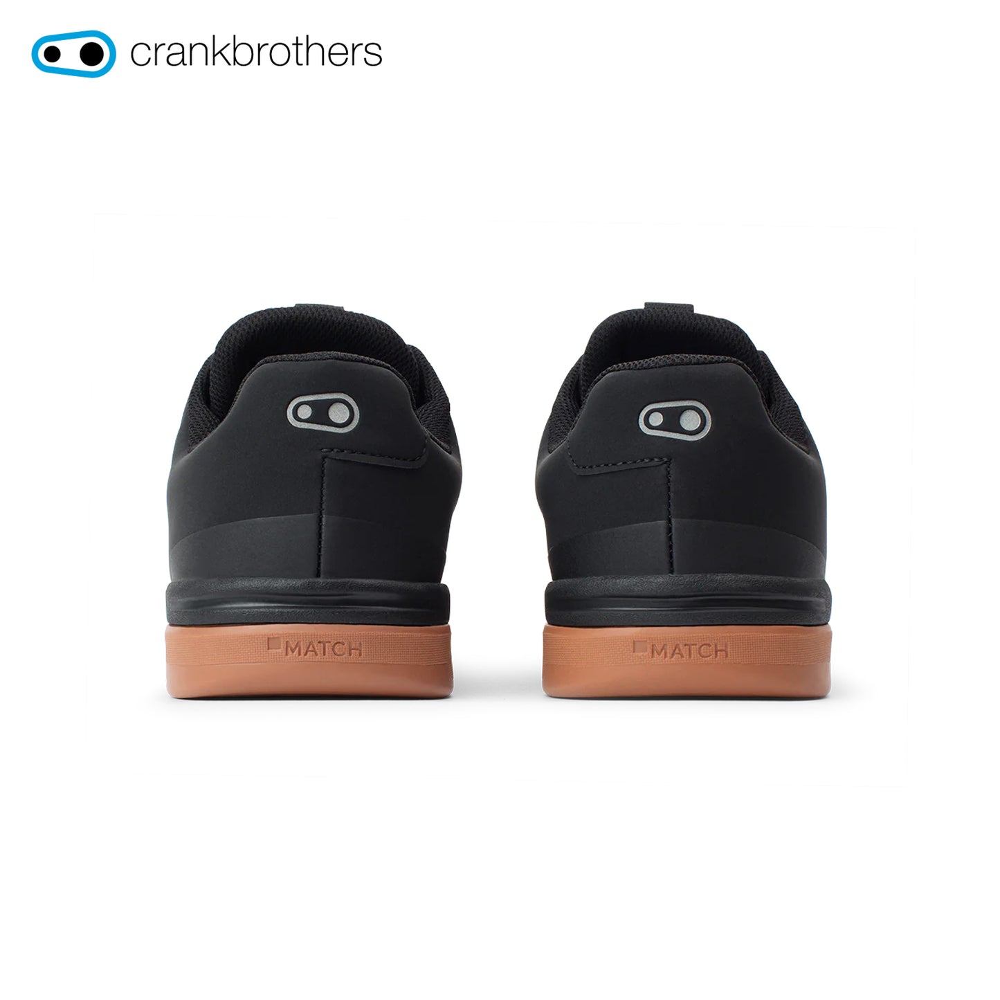 Crankbrothers Stamp Lace Flat Shoes - Black/Silver w/ Gum Outsole