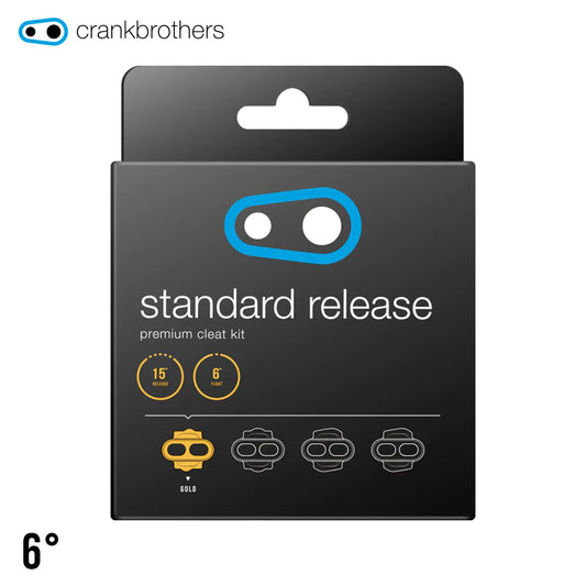 Crankbrothers Standard Release Cleat Kit - Gold
