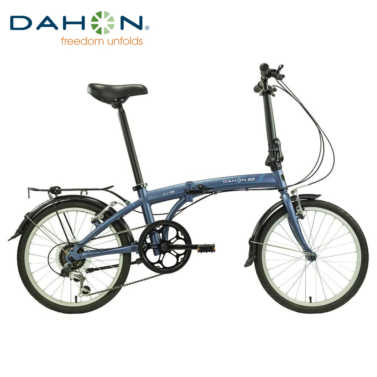Dahon Suv D6 20" Foldable Urban Bike Ore Blue1