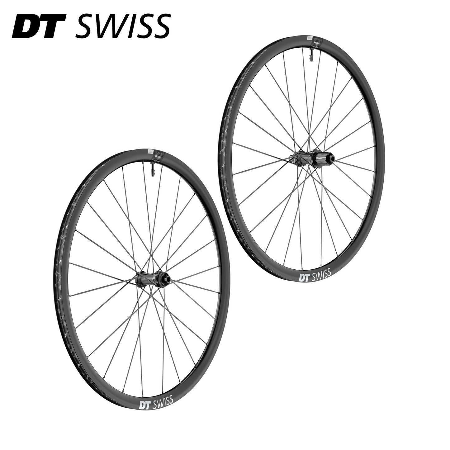 DT Swiss ER 1600 Spline 700c Road Bike Wheelset Front and Rear HG
