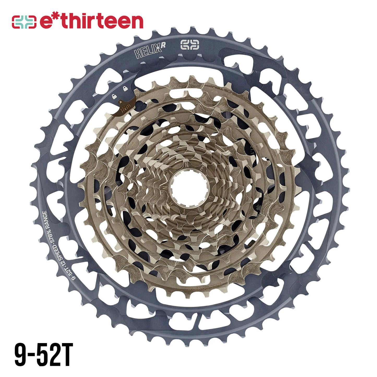 e*Thirteen Helix Race 12-Speed Cassette - Grey