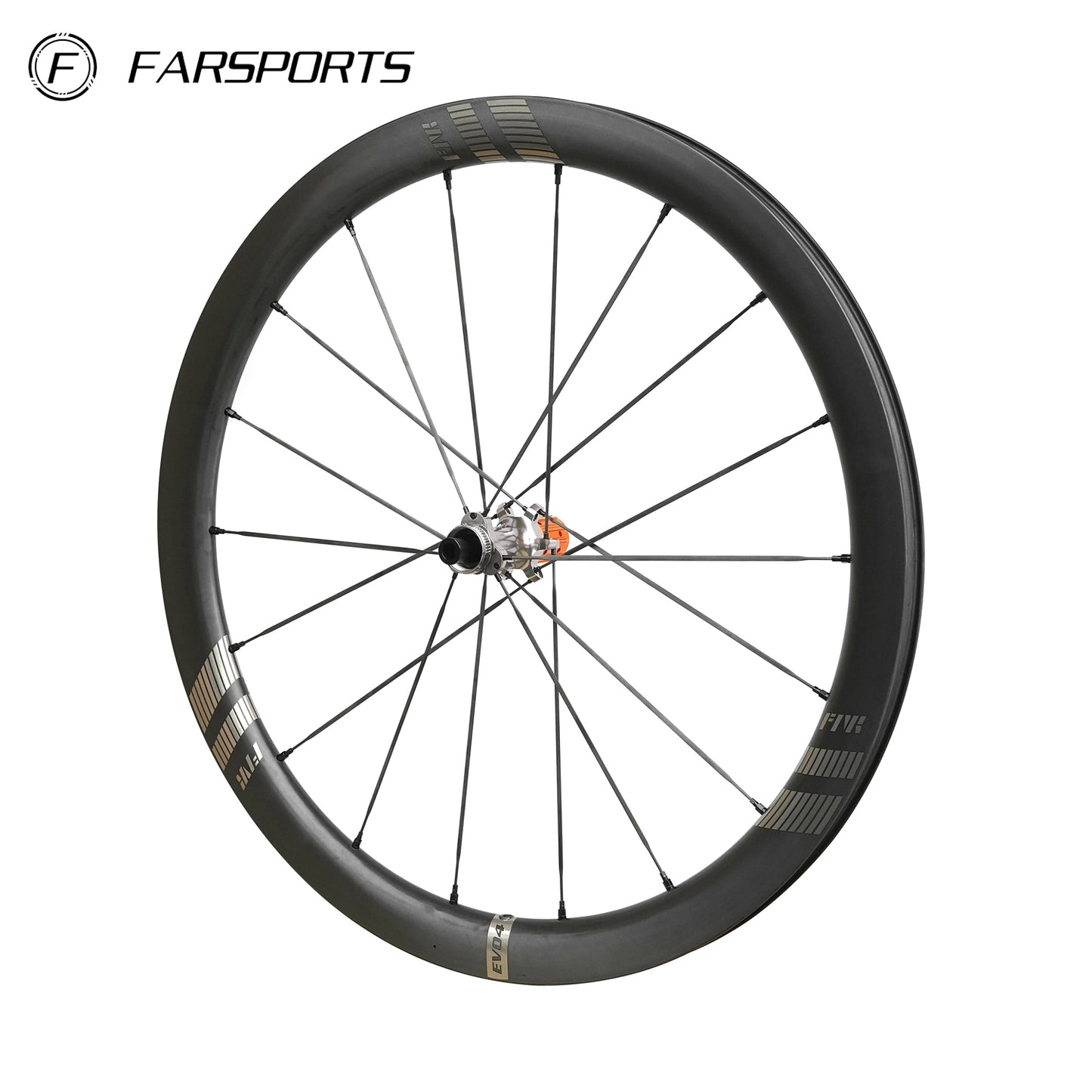 FARSPORTS 2026 EVO S Series EVO5 S (All-Rounder) Full-Set, UCI Approved Road Bicycle Wheels - Black