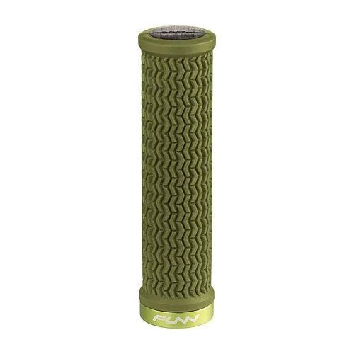 Funn Holeshot MTB Racing Grips Olive Green