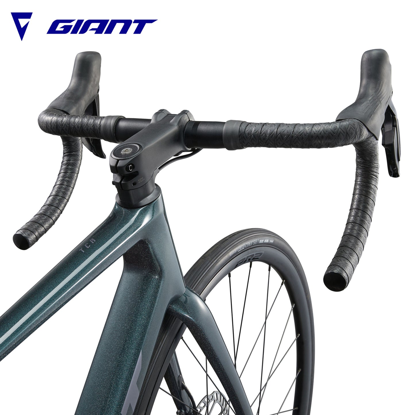 Giant TCR Advanced 1 KOM Advanced-Grade Composite Road, Race Bike Shimano 105 Di2 - Asphalt Green