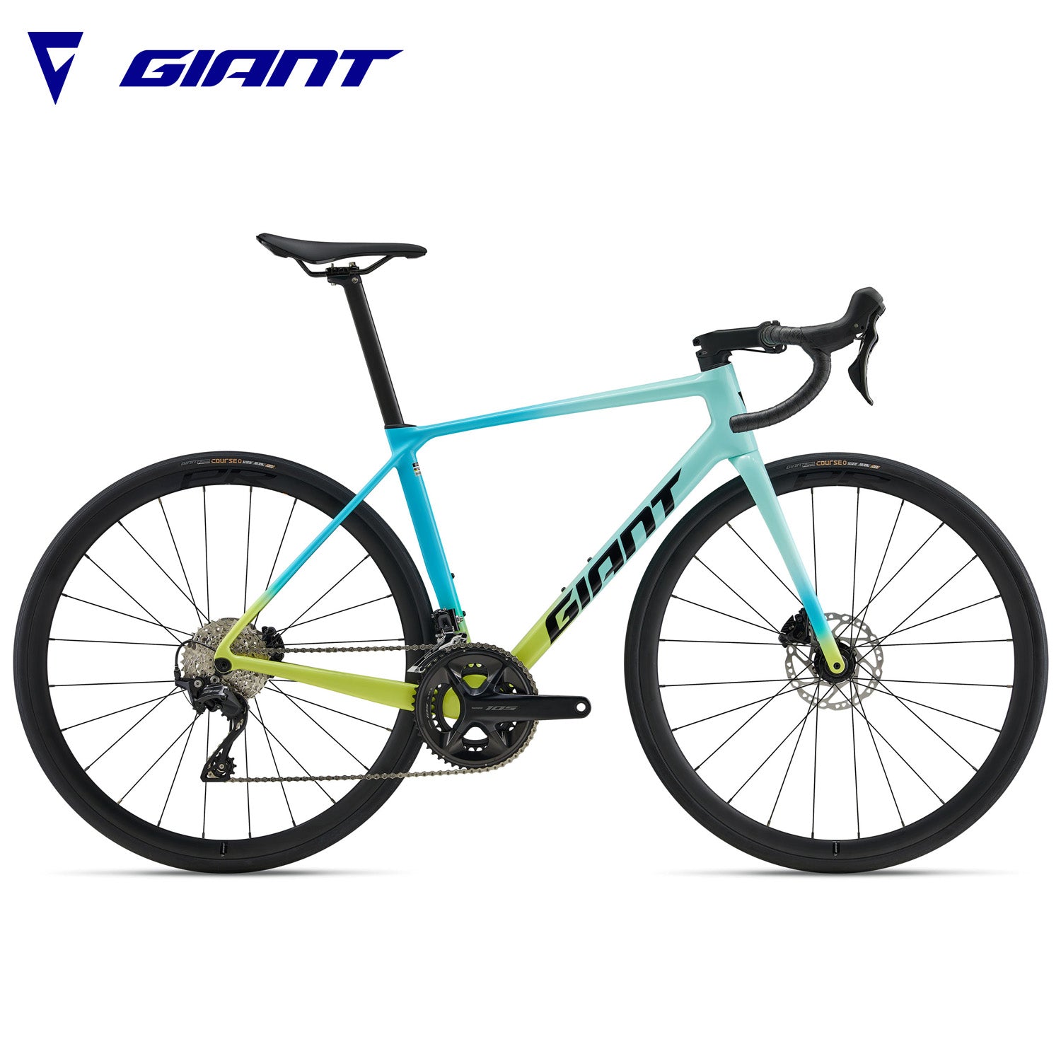 Giant TCR Advanced KOM (2026) Advanced-Grade Composite Road, Race Bike Shimano 105 Capri Blue