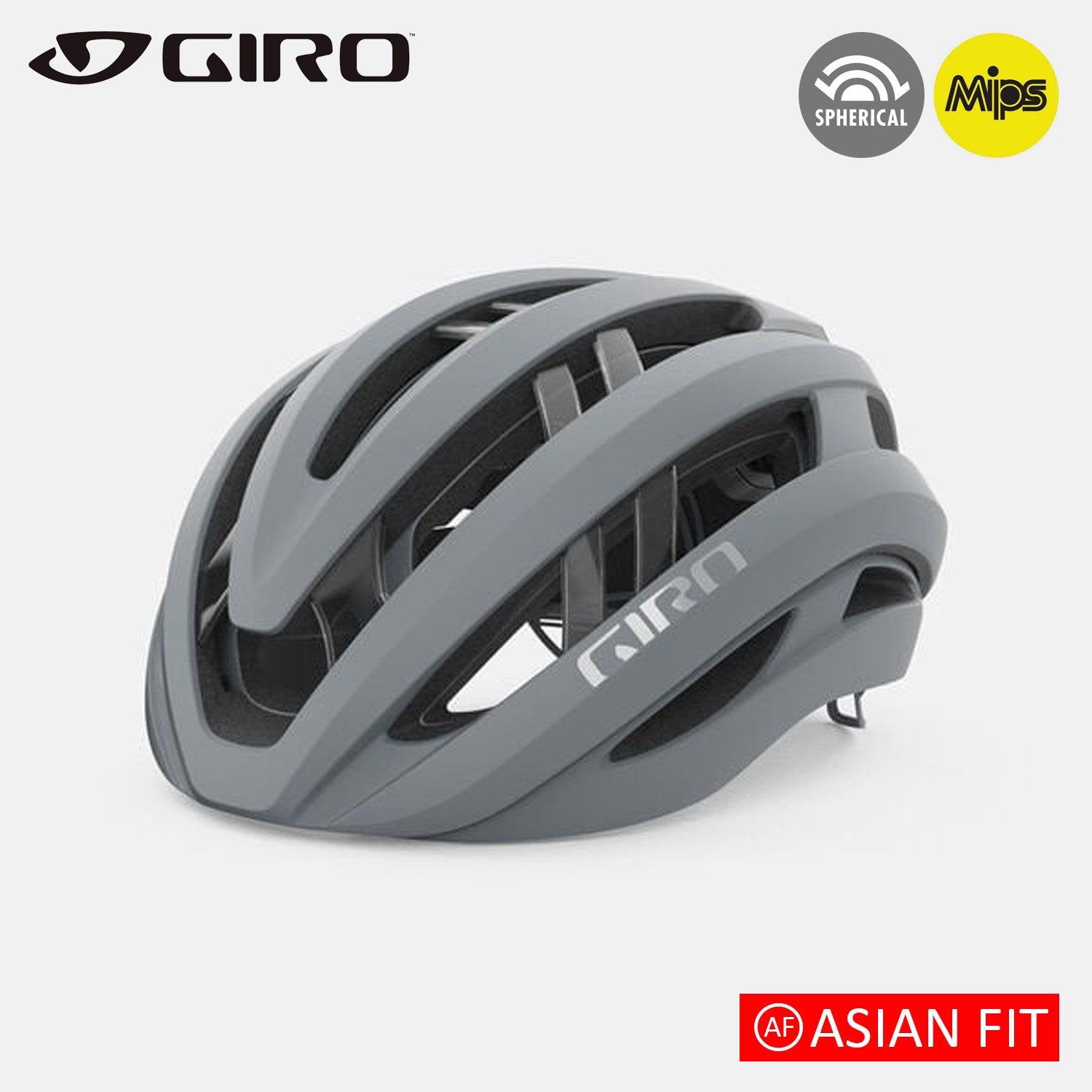 Giro Aries Spherical AF (Asian Fit) MIPS Road Bike Helmet Matte Sharkskin