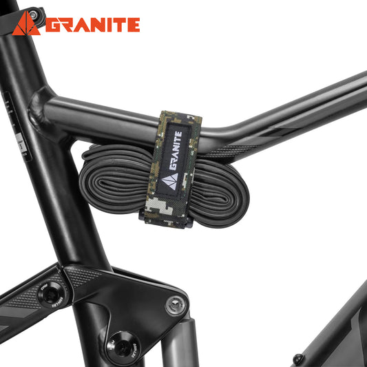 Granite Rockband Mountain Bike Frame Carrier Strap - Camo Green