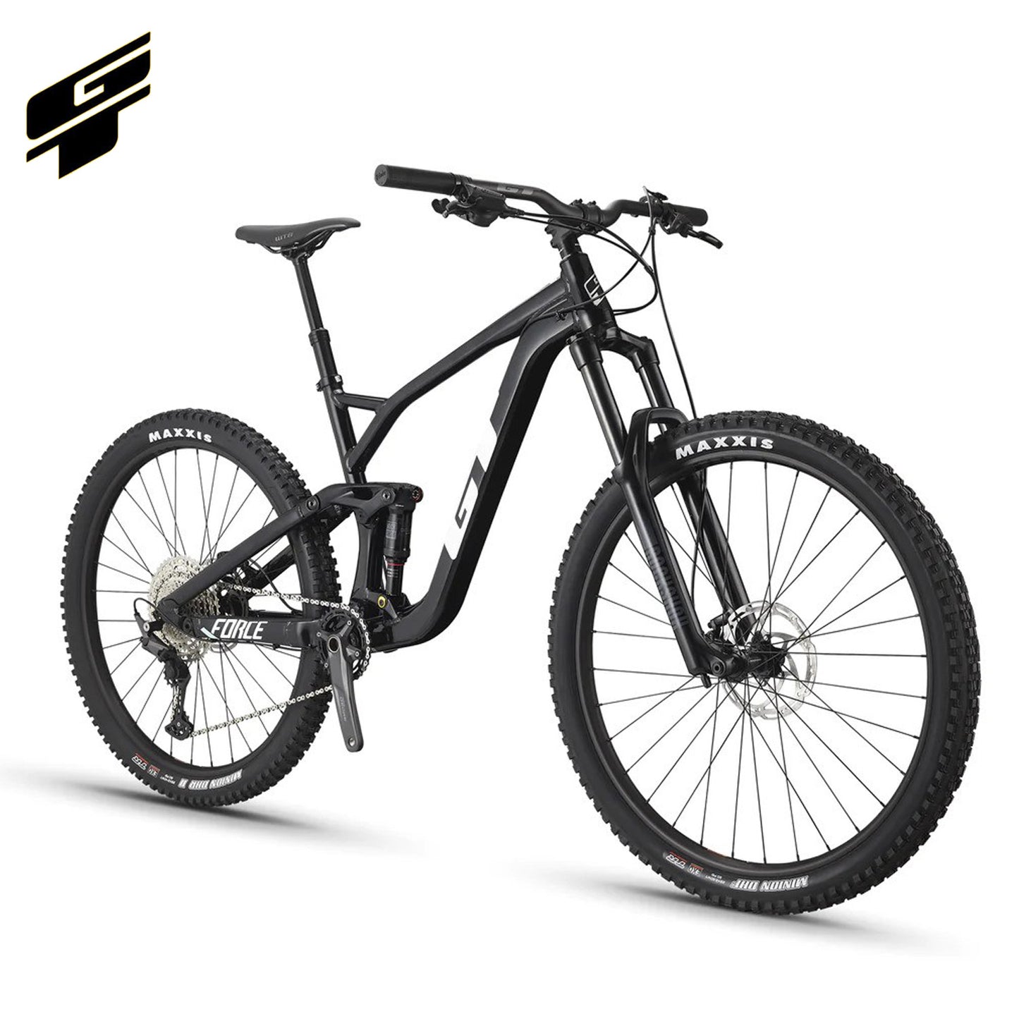 GT Bikes Force Sport Alloy Mountain Bike MTB SRAM Drivetrain - Black