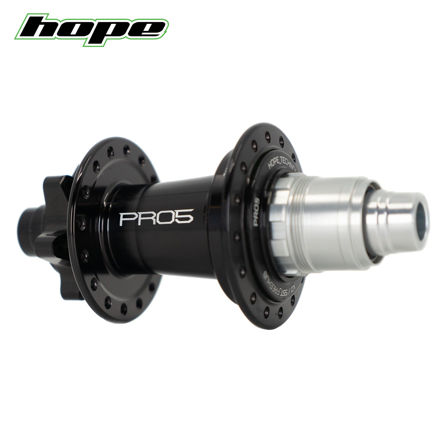 Hope Tech PRO 5 Rear Hub Thru Axle Black