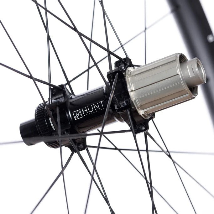 HUNT 25 Carbon Gravel Race Disc Hookless Wheelset TA 1380 grams