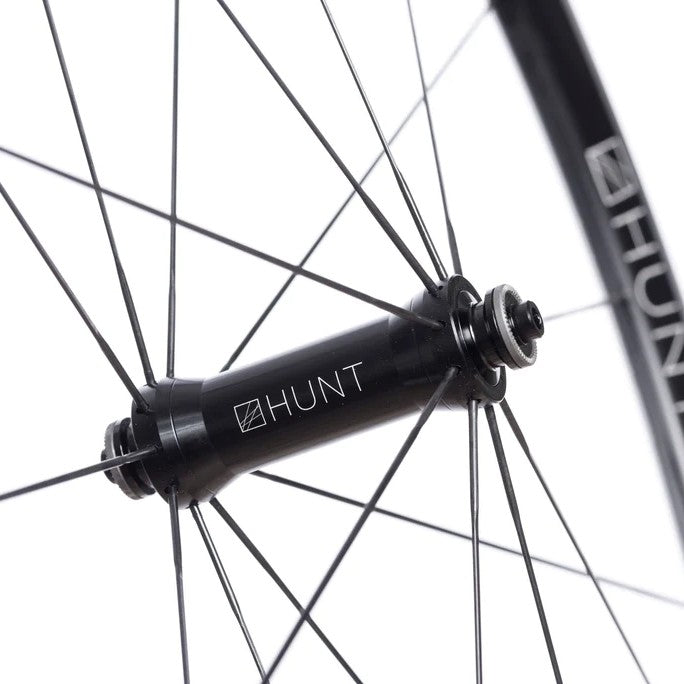 HUNT Race Aero Wide Alloy RIM Brake Wheelset QR 1496 grams