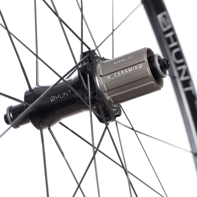 HUNT Race Aero Wide Alloy RIM Brake Wheelset QR 1496 grams
