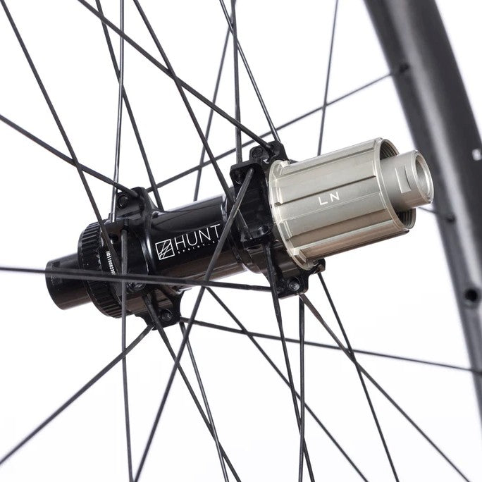 HUNT 40 Carbon Gravel Race Disc Hookless Wheelset TA 1383 grams