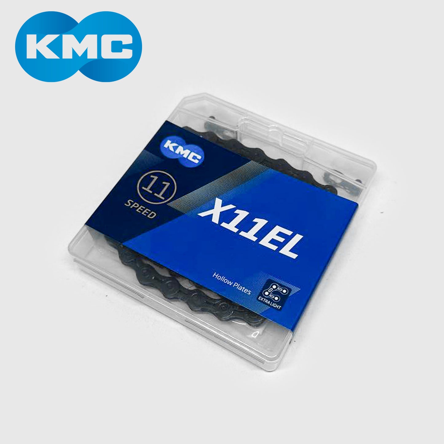 KMC X11EL Extra Light 11-Speed Bike Chain 118 Links - BlackTech