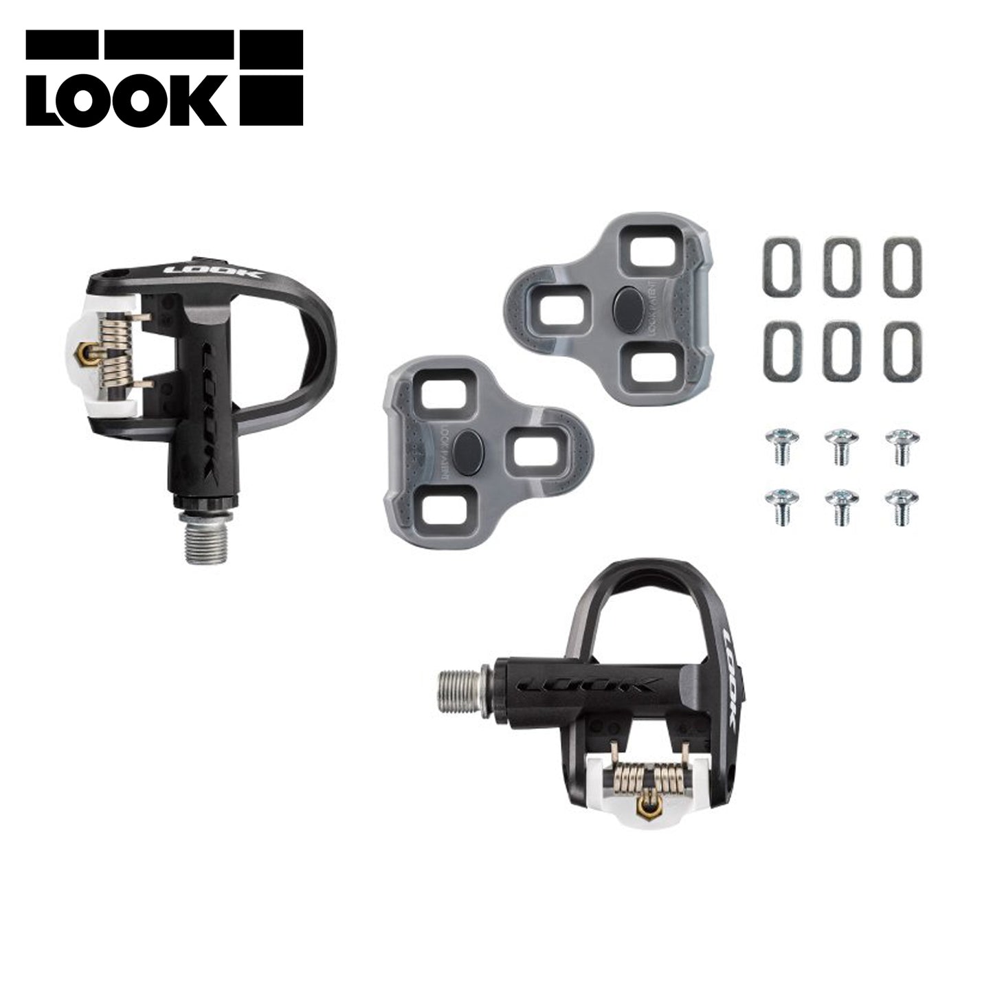Look Keo Classic 3 Clipless Pedal with Cleats - Black/White