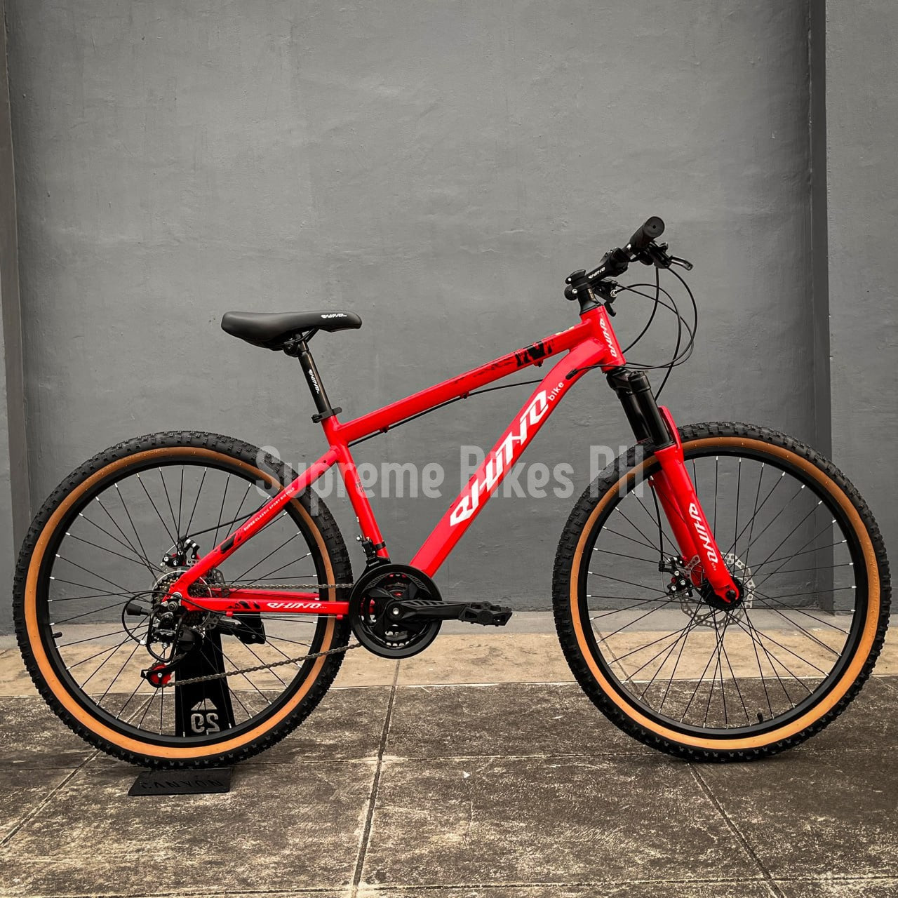 Rhino M241 26er Mountain Bike MTB Alloy Disc - Red – Supreme Bikes PH