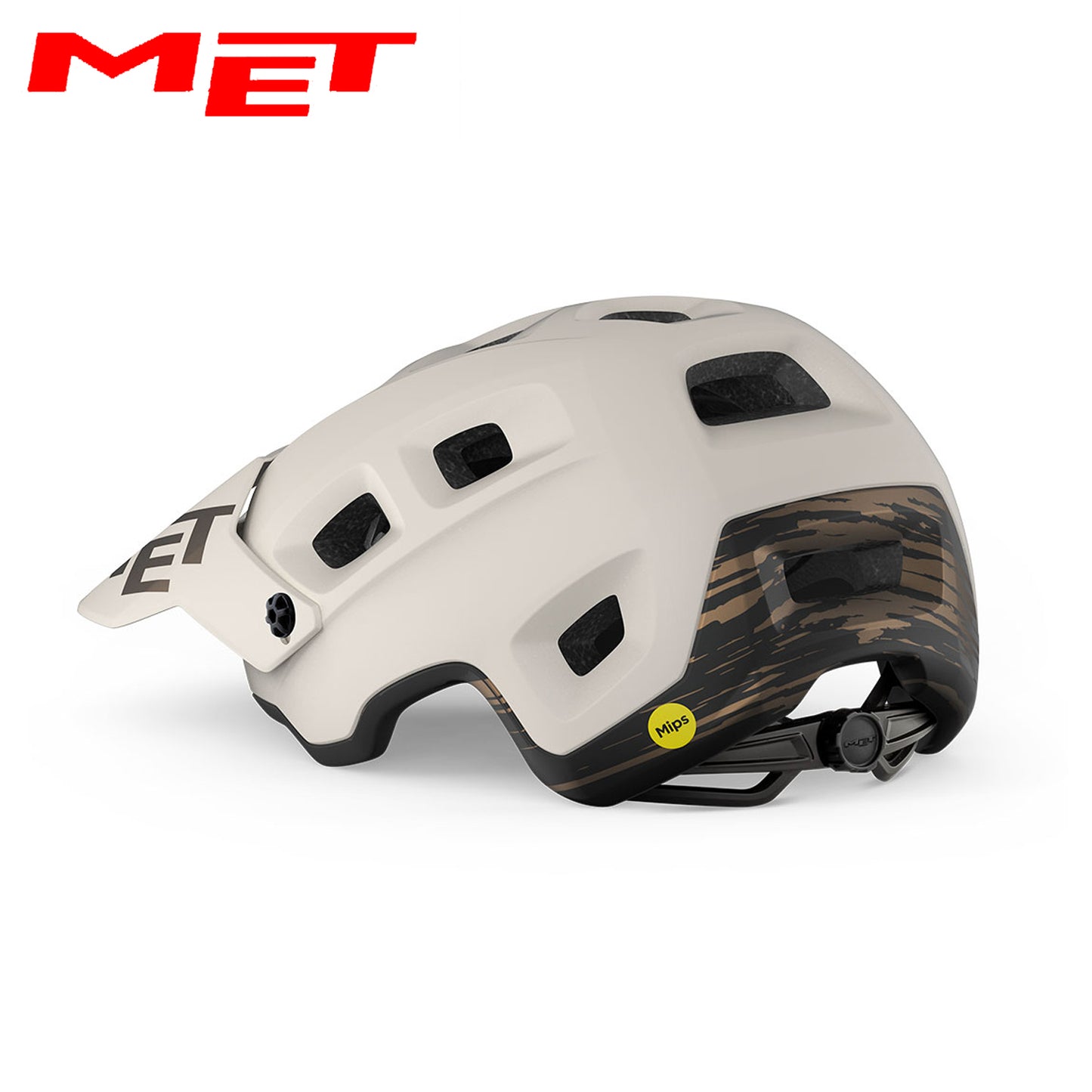 MET Terranova MIPS MTB Bike Helmet - Off-White Bronze | Matte