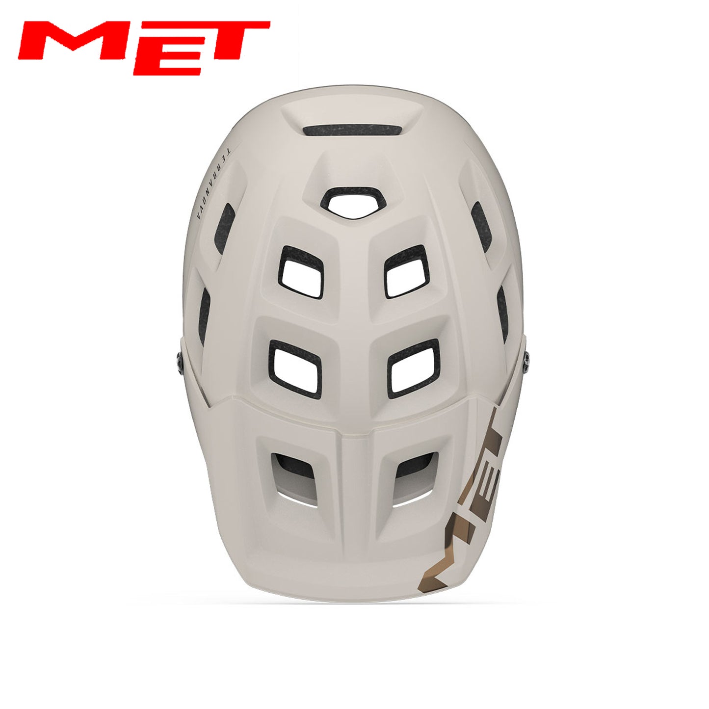 MET Terranova MIPS MTB Bike Helmet - Off-White Bronze | Matte