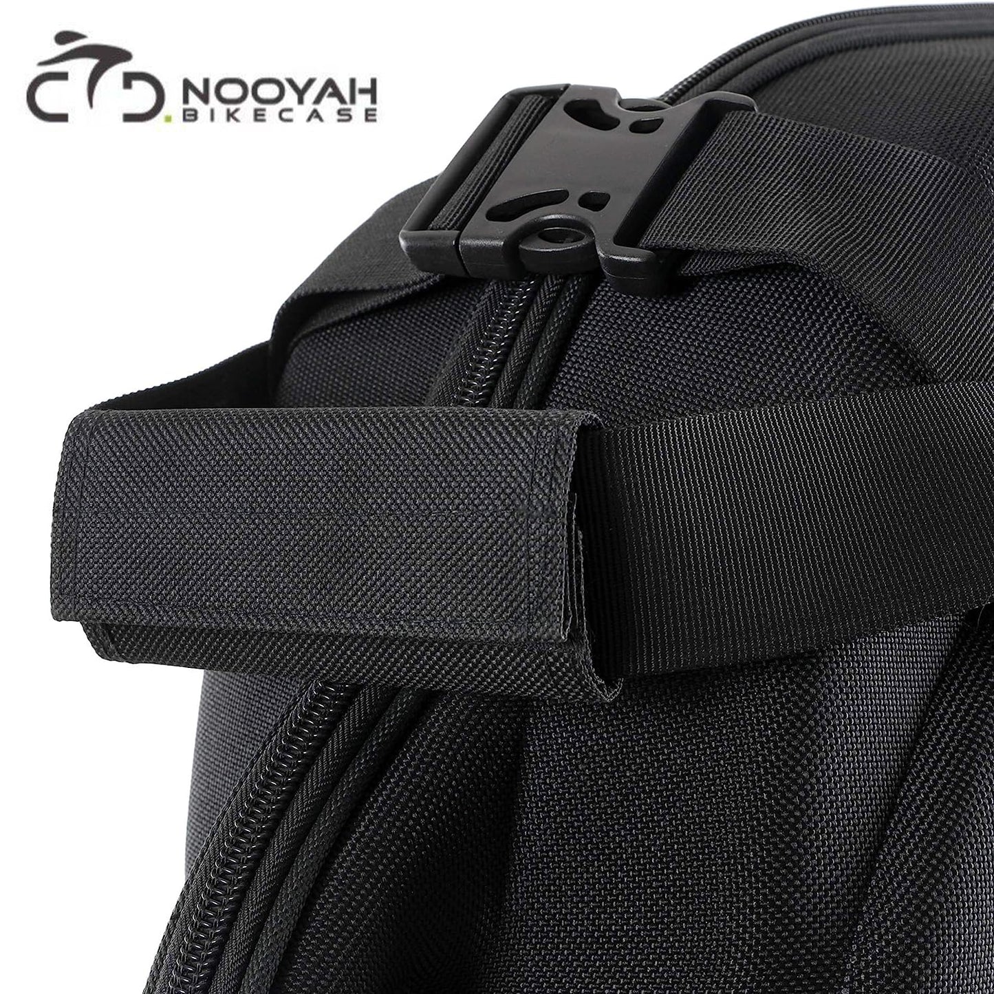 Nooyah XXF-E1702E EVA Bicycle Travel Bag w/ Wheels - Black