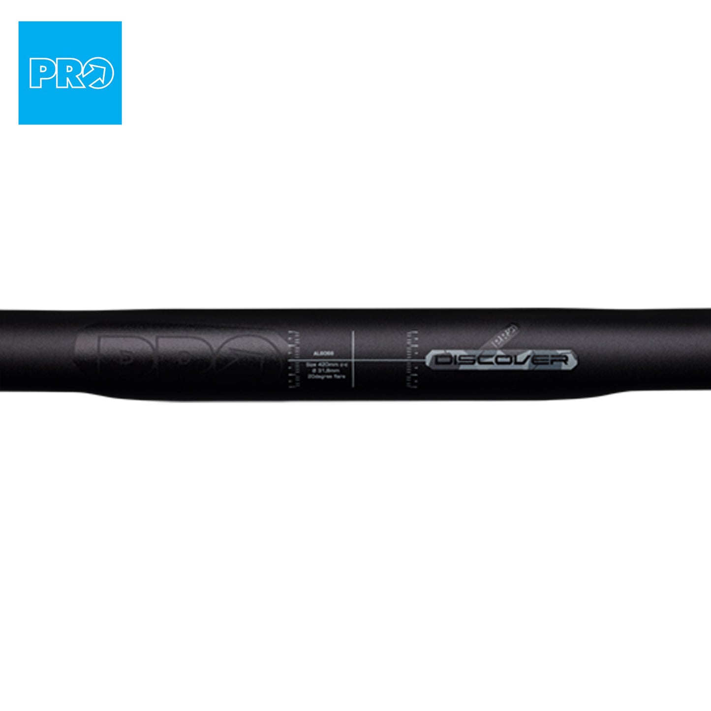 PRO Discover Alloy 20 Degree Gravel Handlebar - Black
