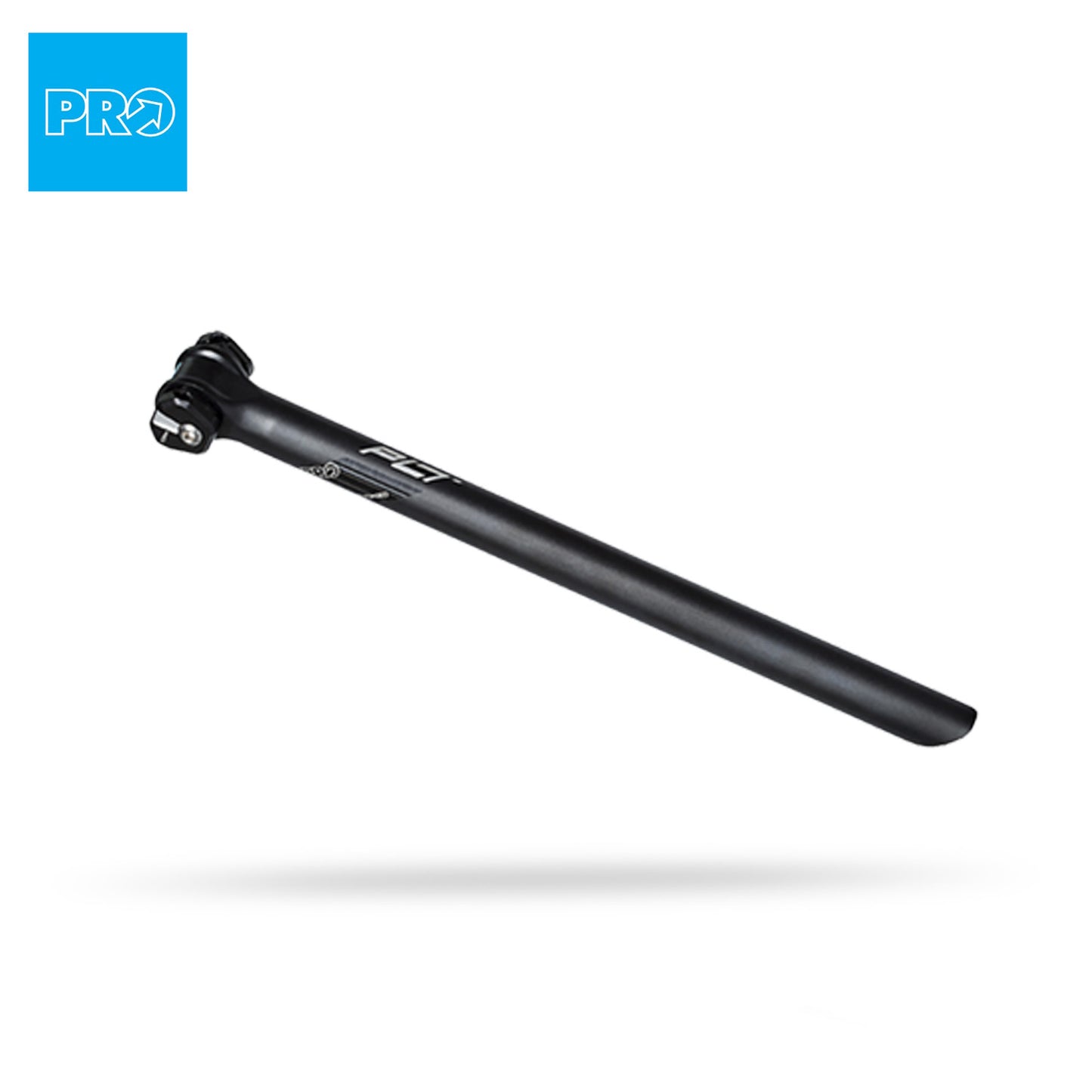 PRO PLT 400mm Length 1 Bolt Clamp System Bike Seatpost - Black