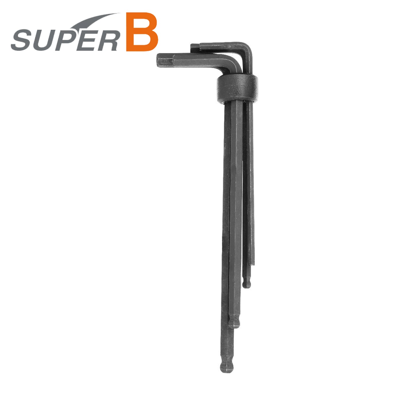 Super B 7775 Hex Wrench Set 4 in 1 (3, 4, 5, 6mm Hex Key Wrench) - Black