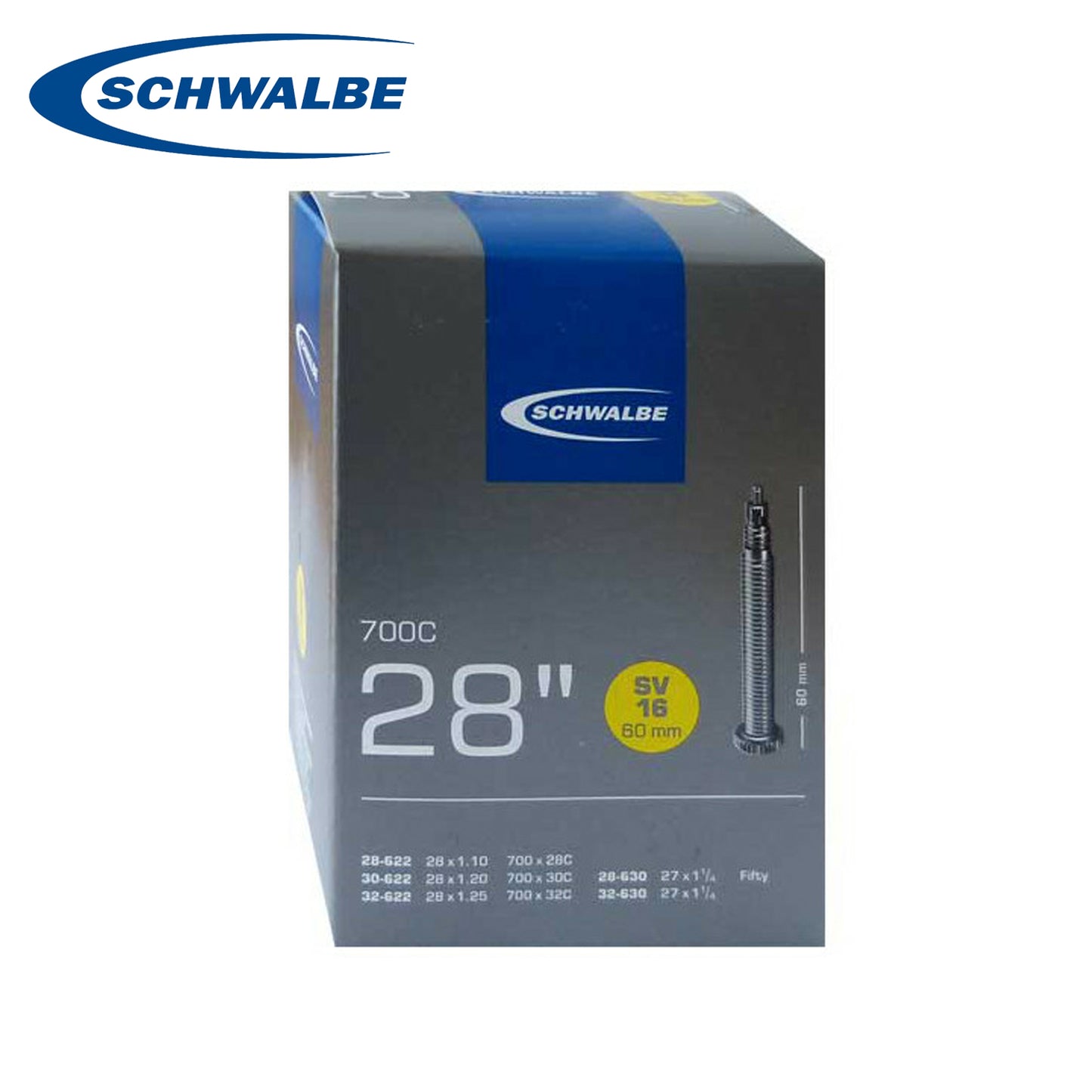 Schwalbe SV16 700c Road Bike Inner Tube 28 inch