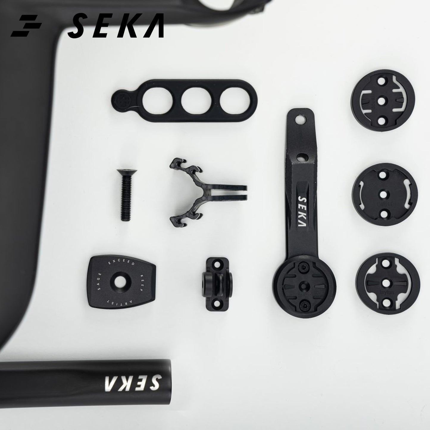 Seka Rapier Race Handlebar Accessories - Black