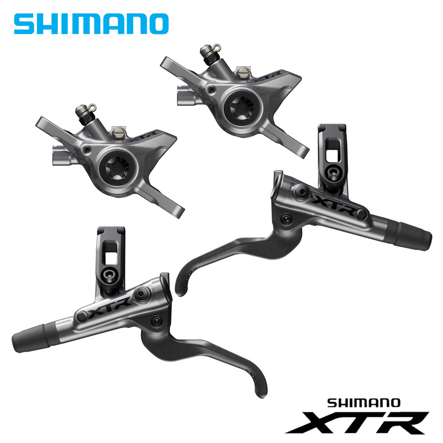 Shimano XTR BL-M9200-LR / BR-M9200 2-Piston Brake Caliper, Brake Lever XC Set