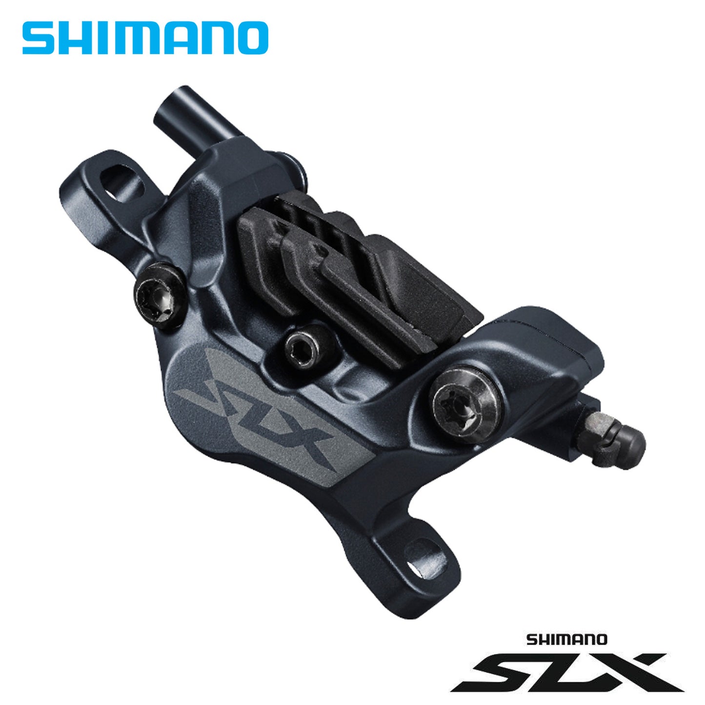 Shimano SLX BL-M7100 / BR-M7120 4-Piston Hydraulic Brake Set (Front and Rear with Hose)