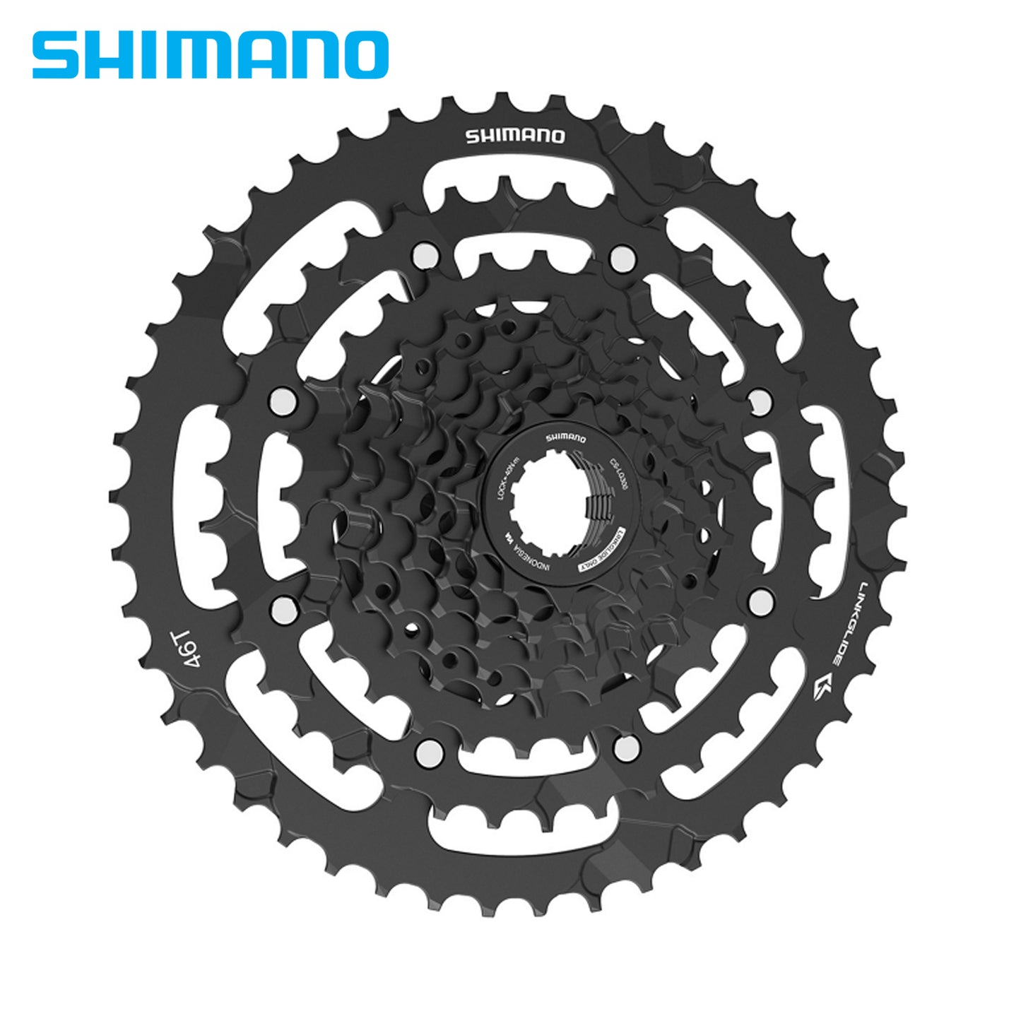 Shimano CS-LG300-9 9-Speed LinkGlide Cassette Sprocket