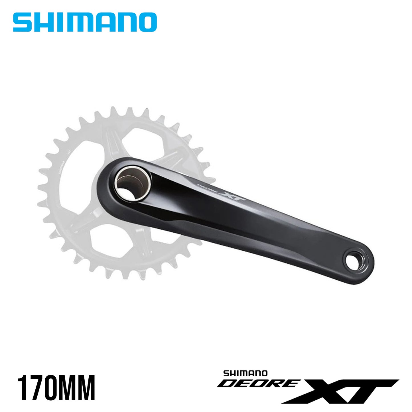 Shimano Deore XT FC-M800-1 MTB Crank Arm Set 12-Speed without B.B Parts