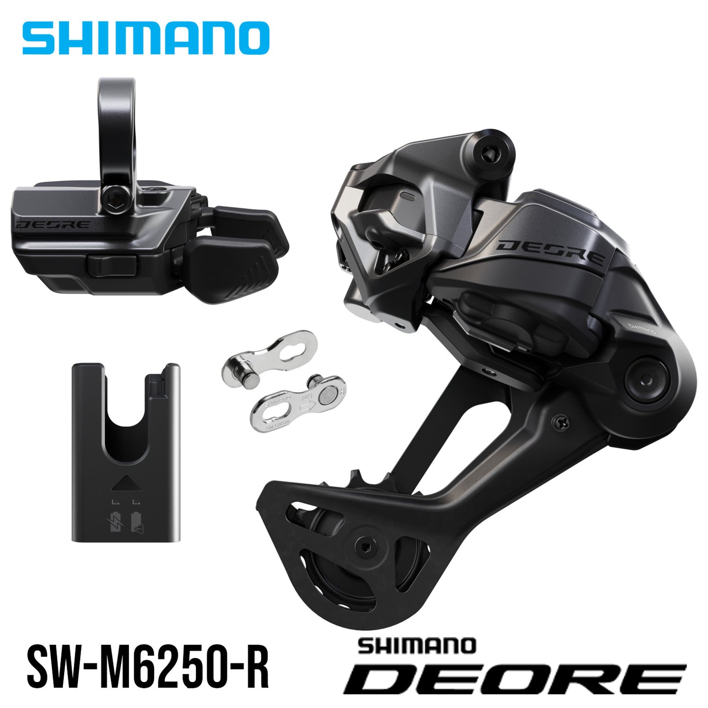 Shimano Deore Di2 M6250 Upgrade Kit, 1x12-speed SGS