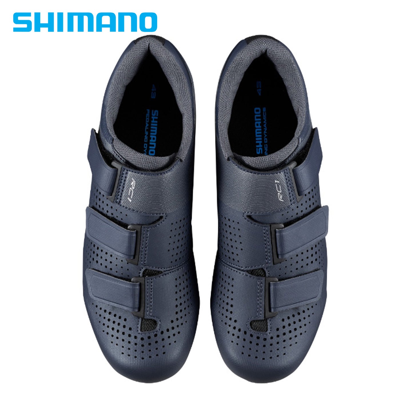 Shimano RC100 Unisex On-Road Bike Shoes (SH-RC100 Unisex) - Navy