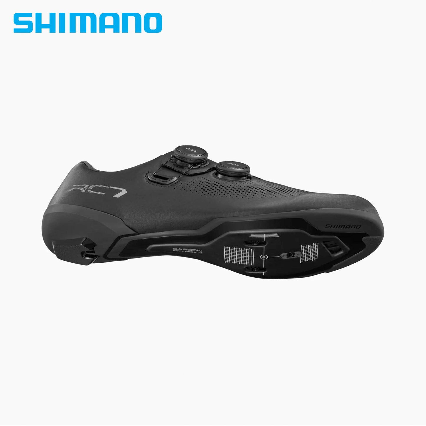 Shimano SH-RC703 Road Race-Ready Perormance Bike Shoes - Black