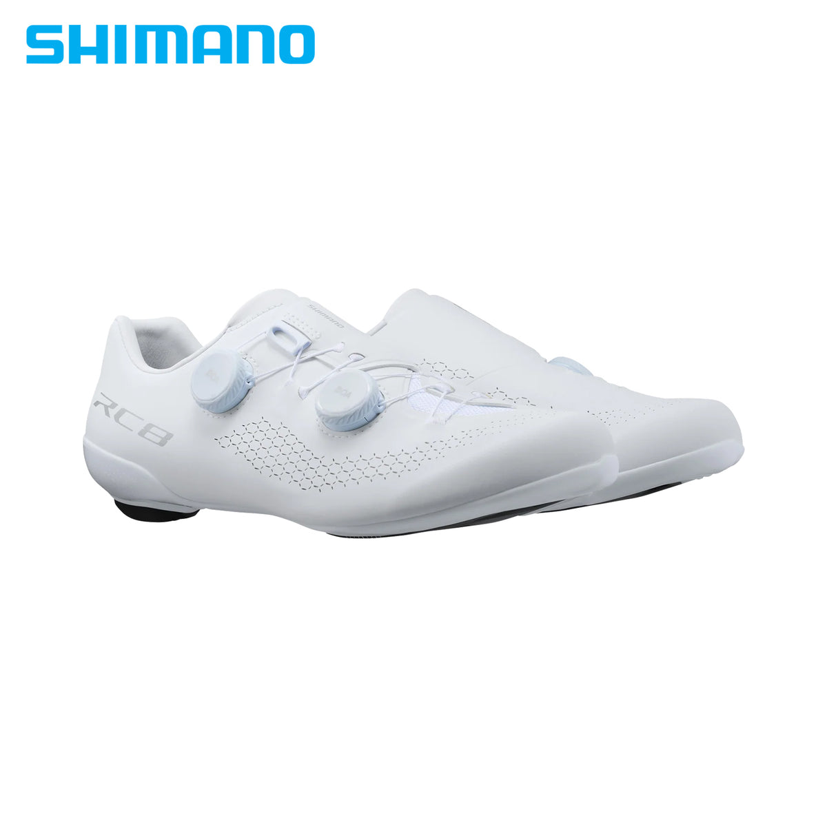 Shimano SH-RC810 Road Race-Ready Performance Bike Shoes - White