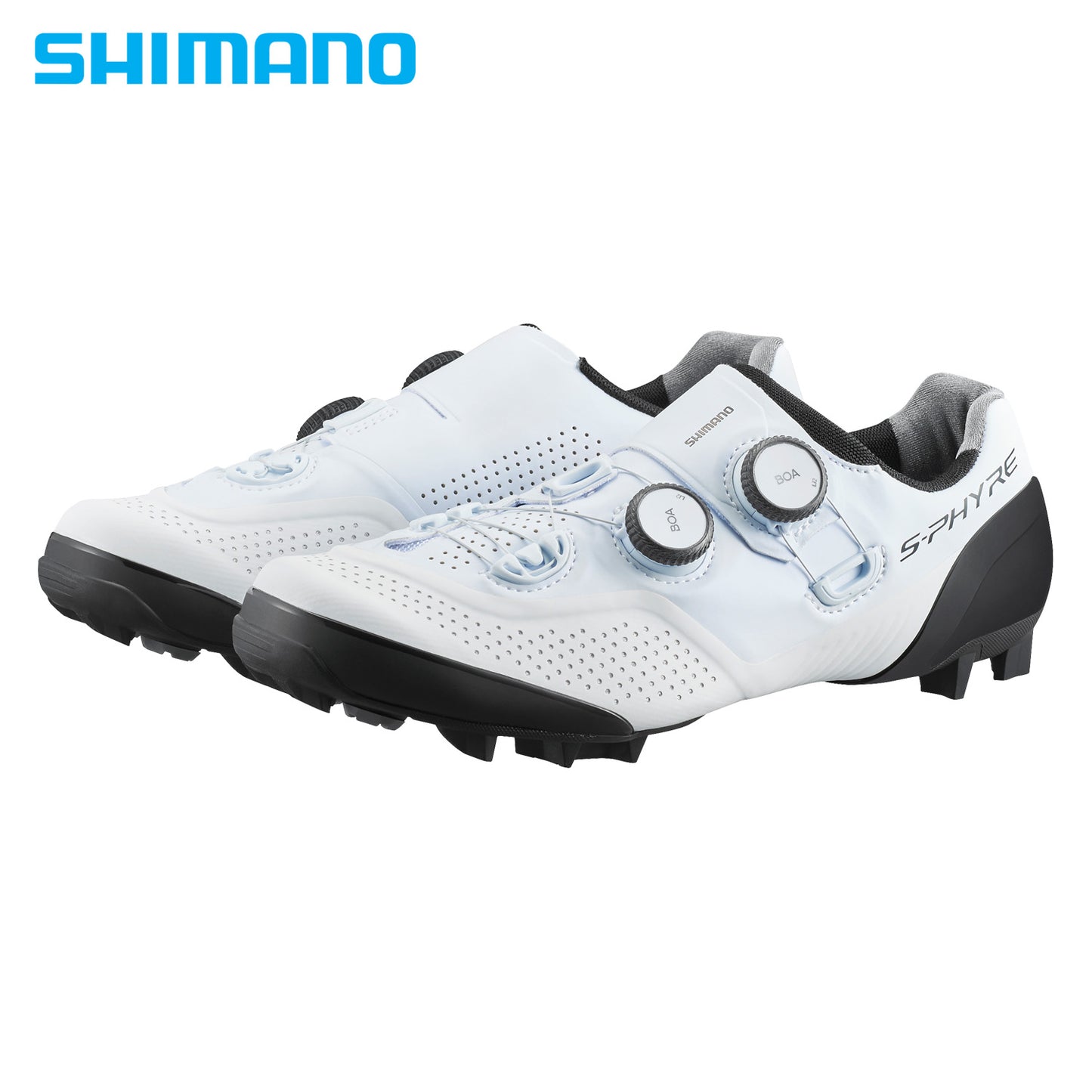 Shimano S-PHYRE SH-XC902 MTB Mountain Bike Shoes, Cleats - White