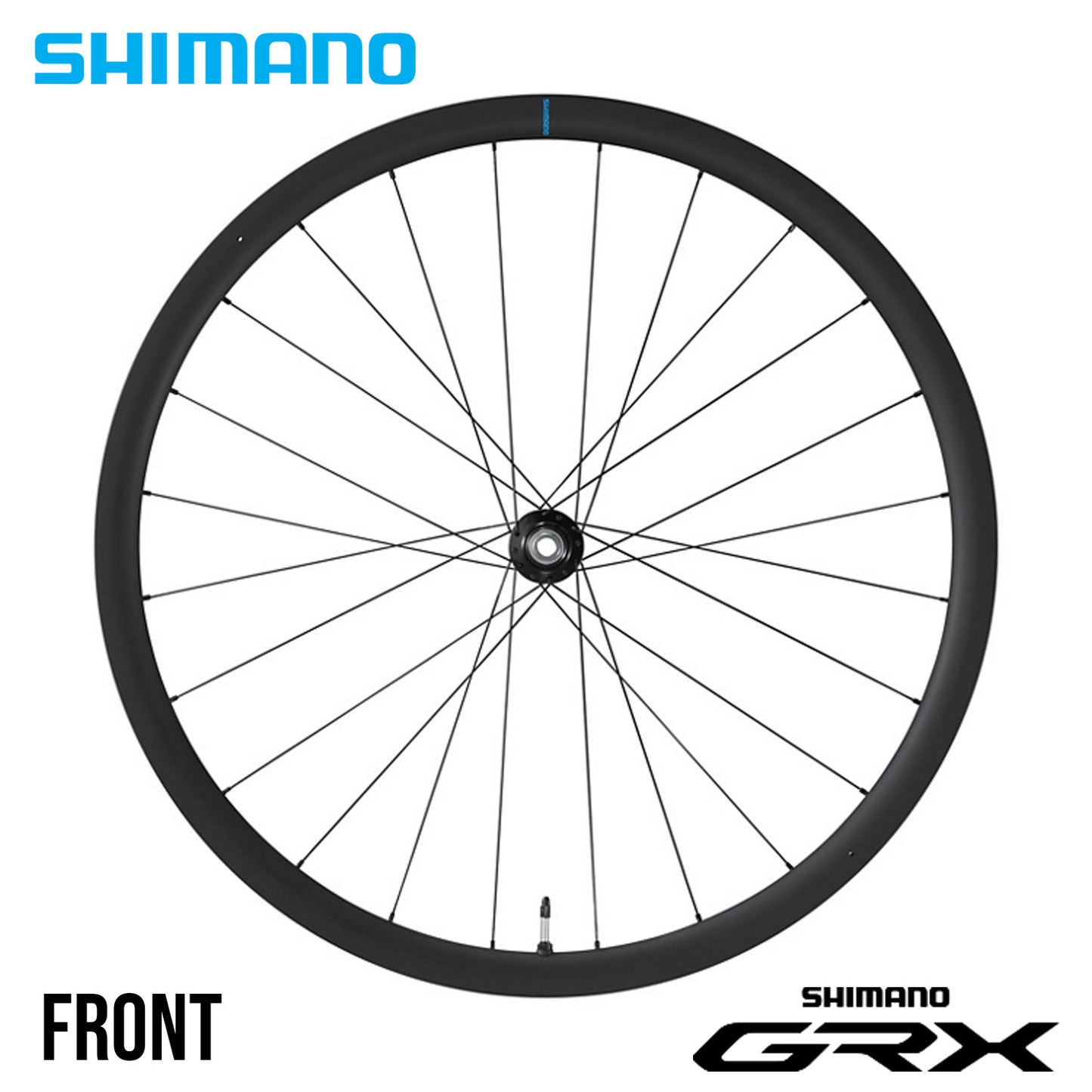 Shimano GRX WH-RX880-700C Gravel Microspline Carbon Tubeless Disc Wheelset Front and Rear 1394g