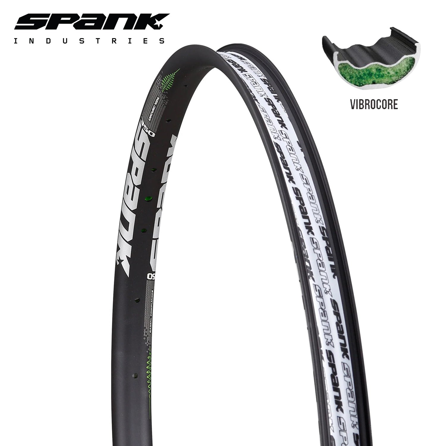 Spank 350 Vibrocore Bike Rim 27.5 Black Supreme Bikes PH