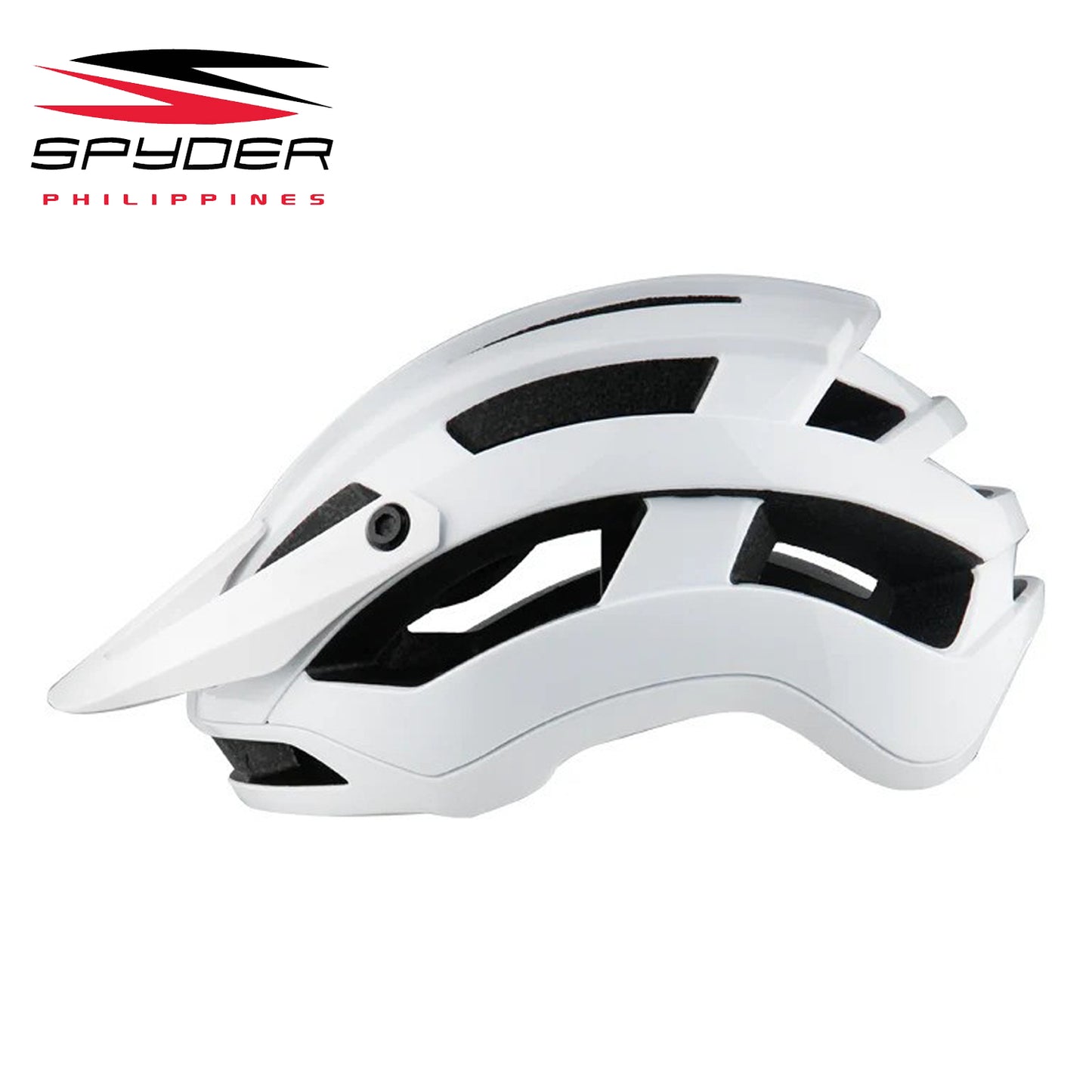 Spyder BERM MTB Quick Release Bike Helmet - Arctic White