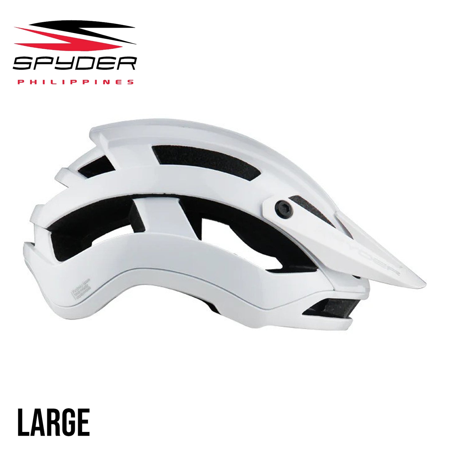 Spyder BERM MTB Quick Release Bike Helmet - Arctic White