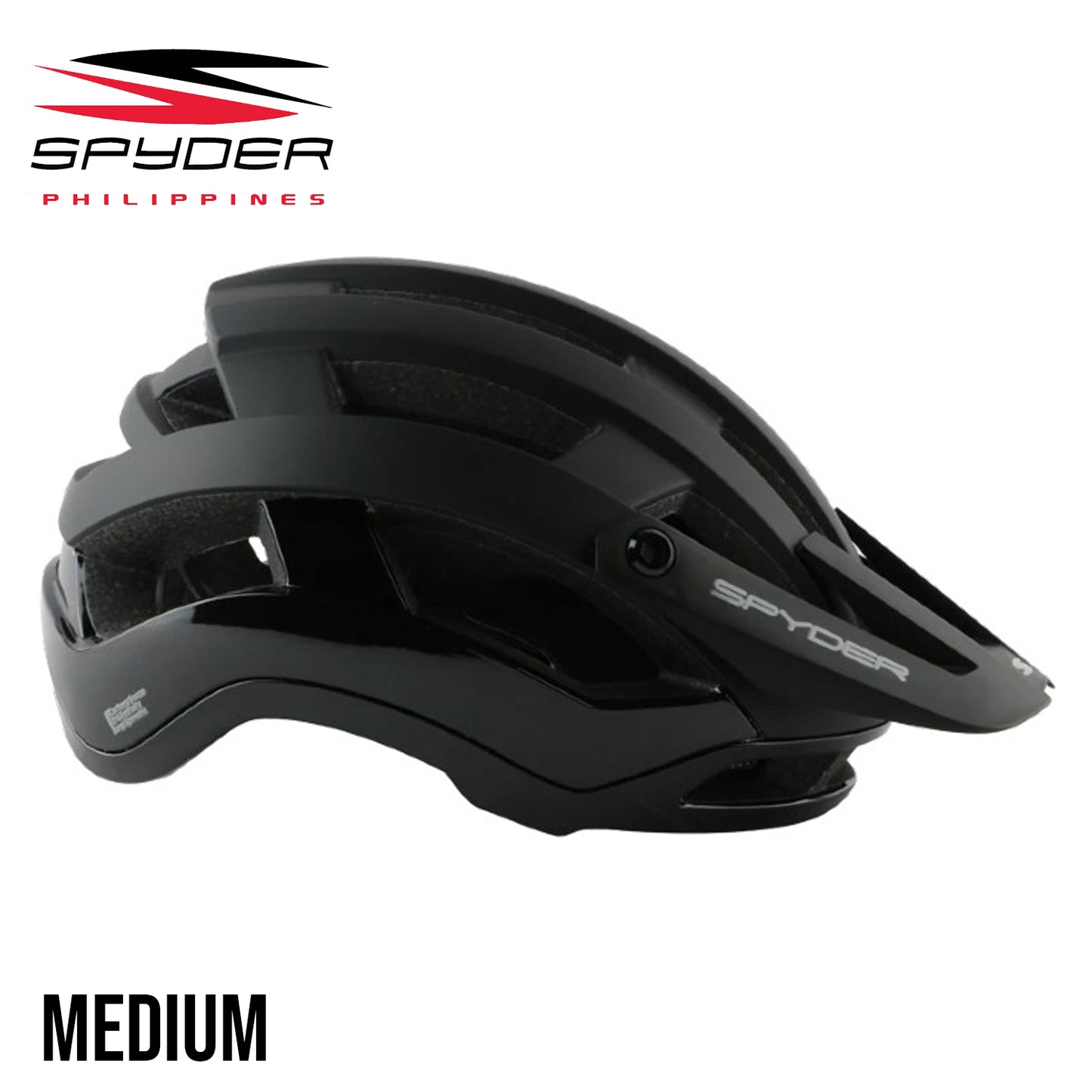 Spyder BERM MTB Quick Release Bike Helmet - Matte Black